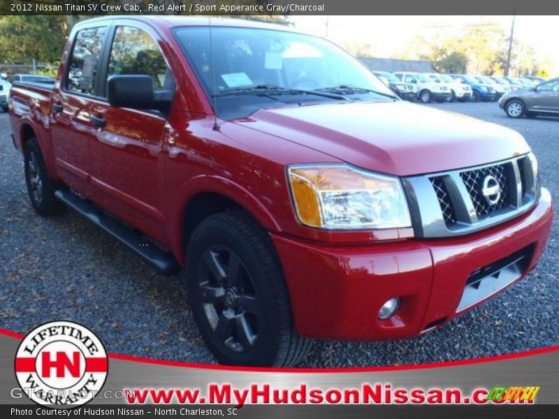 Red Alert / Sport Apperance Gray/Charcoal 2012 Nissan Titan SV Crew Cab