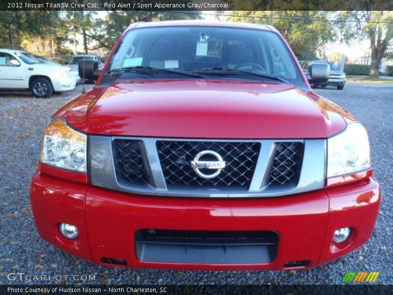 Red Alert / Sport Apperance Gray/Charcoal 2012 Nissan Titan SV Crew Cab