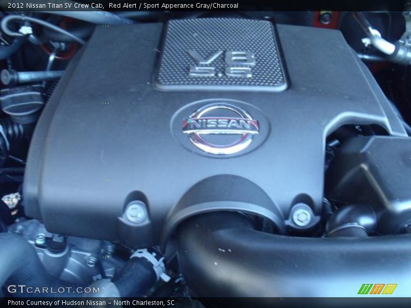 Red Alert / Sport Apperance Gray/Charcoal 2012 Nissan Titan SV Crew Cab