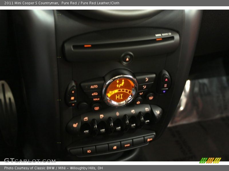Pure Red / Pure Red Leather/Cloth 2011 Mini Cooper S Countryman