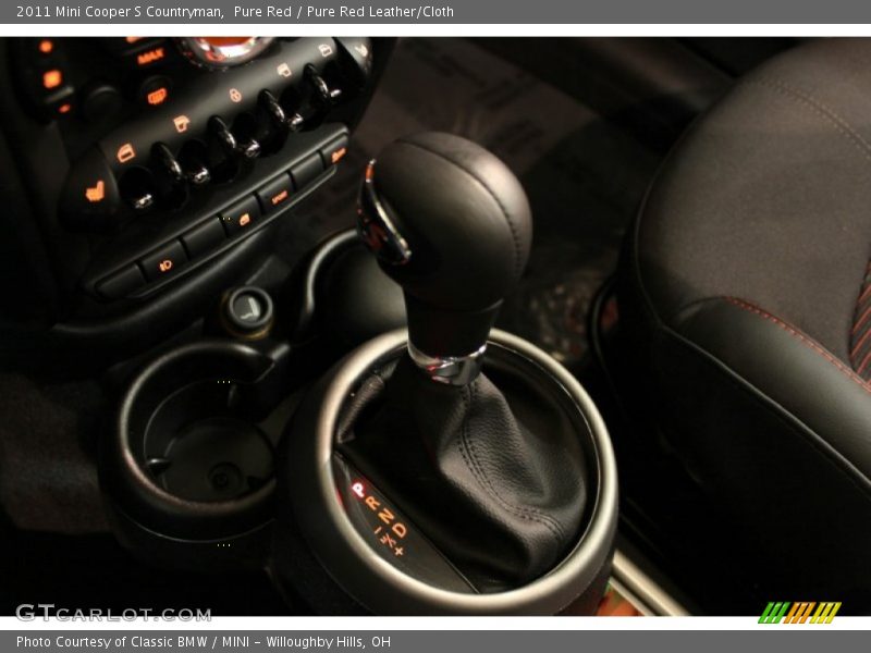Pure Red / Pure Red Leather/Cloth 2011 Mini Cooper S Countryman