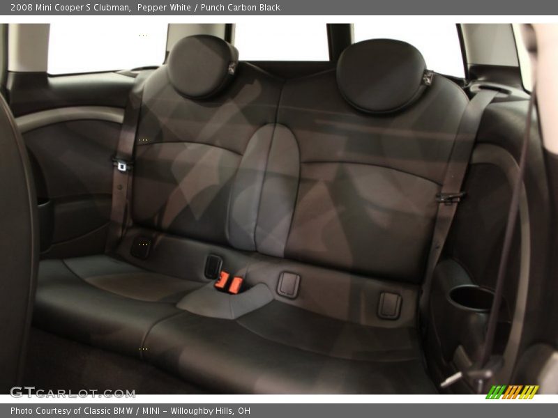 Pepper White / Punch Carbon Black 2008 Mini Cooper S Clubman