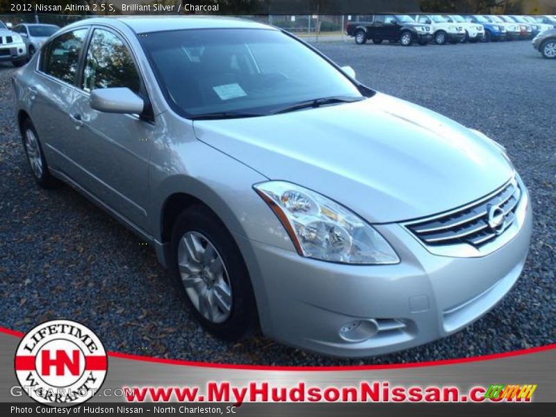 Brilliant Silver / Charcoal 2012 Nissan Altima 2.5 S