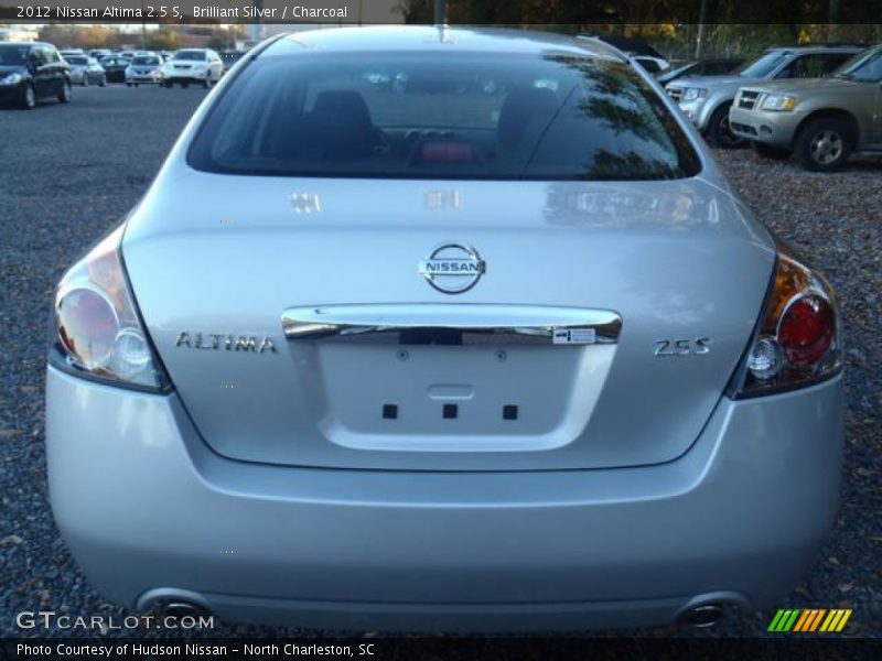 Brilliant Silver / Charcoal 2012 Nissan Altima 2.5 S