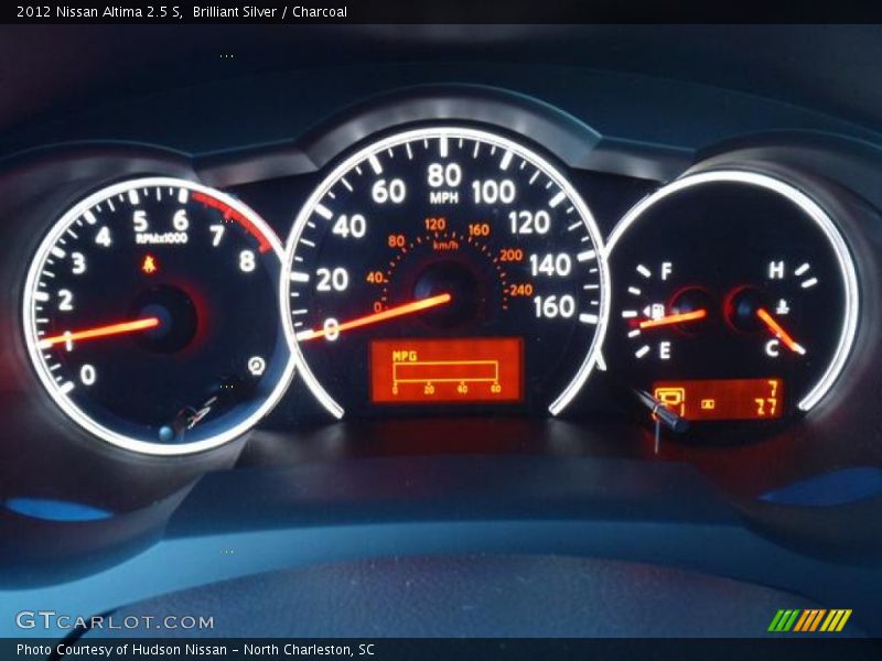  2012 Altima 2.5 S 2.5 S Gauges