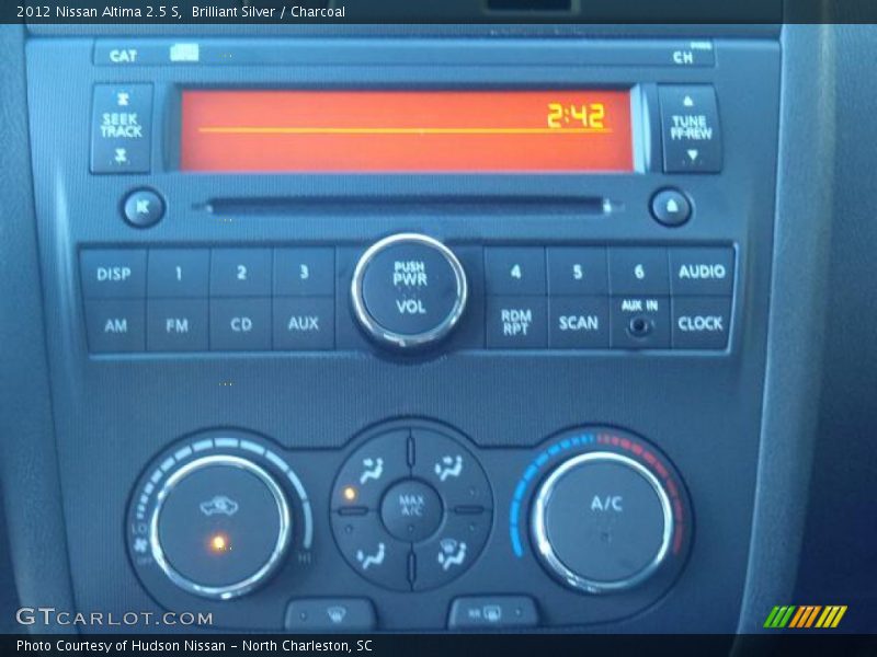 Brilliant Silver / Charcoal 2012 Nissan Altima 2.5 S