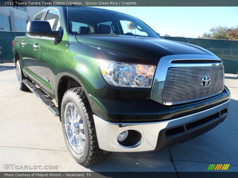 Spruce Green Mica / Graphite 2012 Toyota Tundra Texas Edition CrewMax