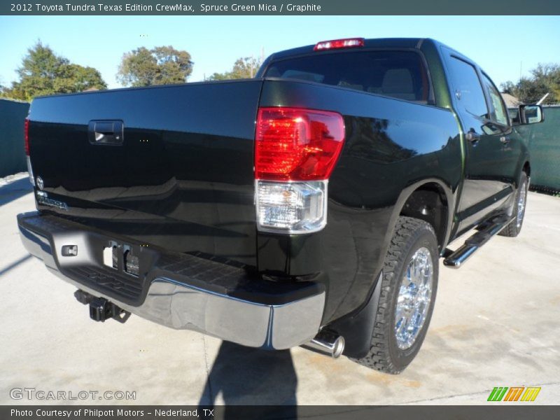Spruce Green Mica / Graphite 2012 Toyota Tundra Texas Edition CrewMax