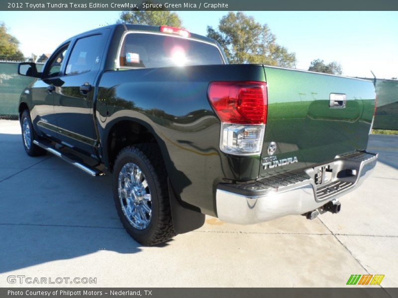Spruce Green Mica / Graphite 2012 Toyota Tundra Texas Edition CrewMax