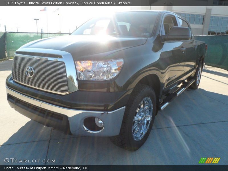 Spruce Green Mica / Graphite 2012 Toyota Tundra Texas Edition CrewMax