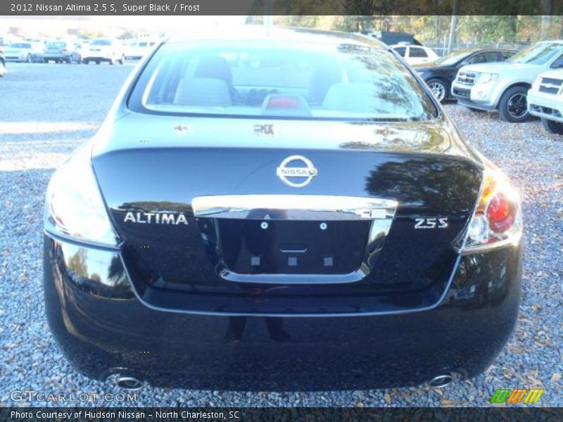 Super Black / Frost 2012 Nissan Altima 2.5 S