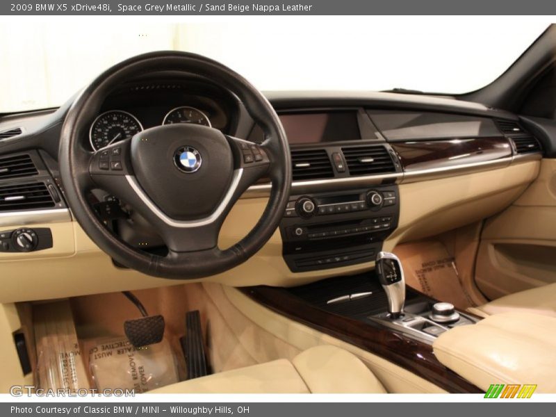 Space Grey Metallic / Sand Beige Nappa Leather 2009 BMW X5 xDrive48i
