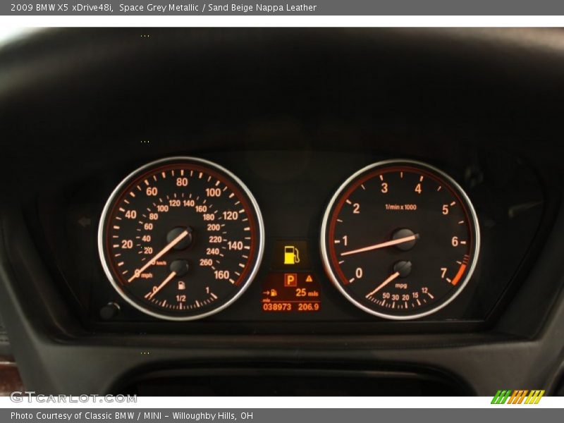 Space Grey Metallic / Sand Beige Nappa Leather 2009 BMW X5 xDrive48i