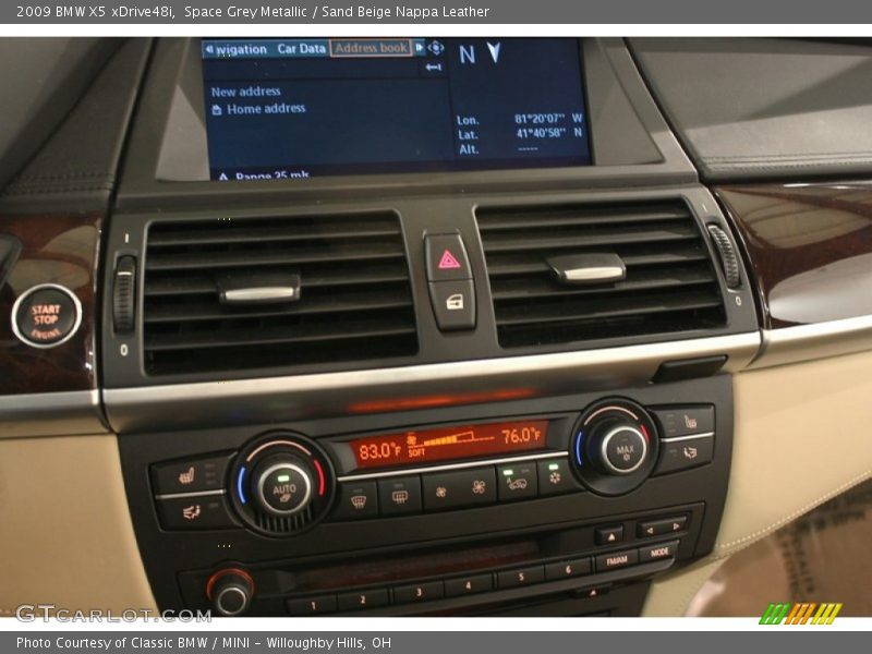 Space Grey Metallic / Sand Beige Nappa Leather 2009 BMW X5 xDrive48i
