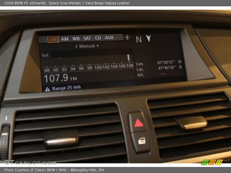 Space Grey Metallic / Sand Beige Nappa Leather 2009 BMW X5 xDrive48i