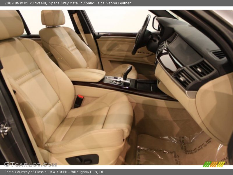 Space Grey Metallic / Sand Beige Nappa Leather 2009 BMW X5 xDrive48i