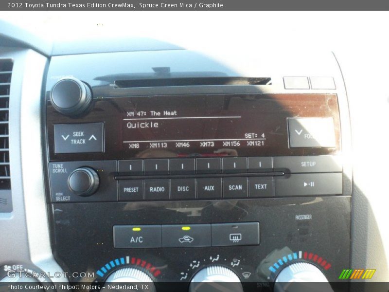 Spruce Green Mica / Graphite 2012 Toyota Tundra Texas Edition CrewMax