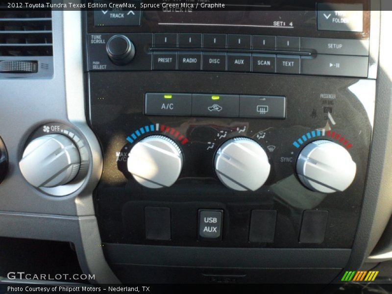 Spruce Green Mica / Graphite 2012 Toyota Tundra Texas Edition CrewMax