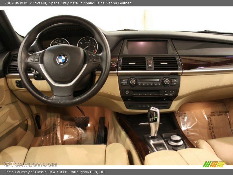 Space Grey Metallic / Sand Beige Nappa Leather 2009 BMW X5 xDrive48i