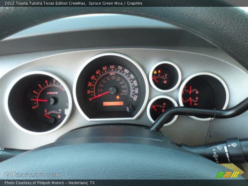 Spruce Green Mica / Graphite 2012 Toyota Tundra Texas Edition CrewMax