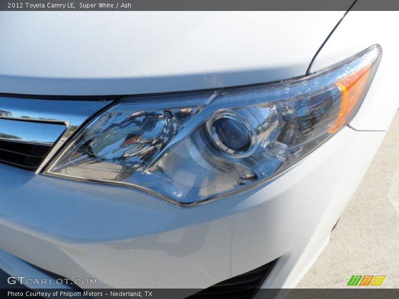 Super White / Ash 2012 Toyota Camry LE