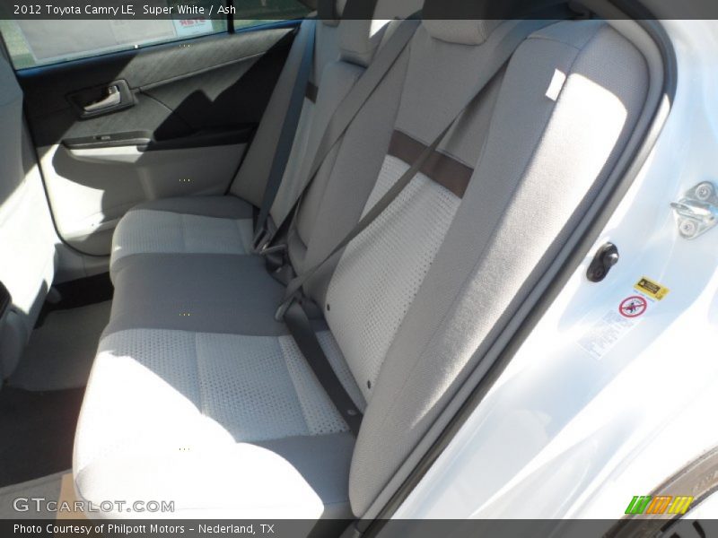 Super White / Ash 2012 Toyota Camry LE