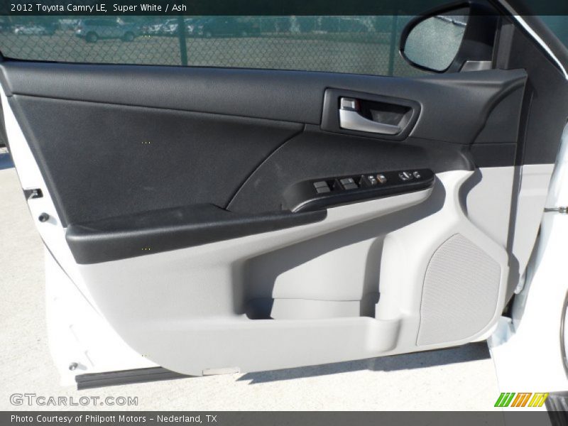Super White / Ash 2012 Toyota Camry LE