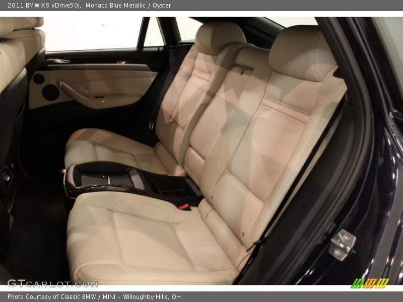 Monaco Blue Metallic / Oyster 2011 BMW X6 xDrive50i