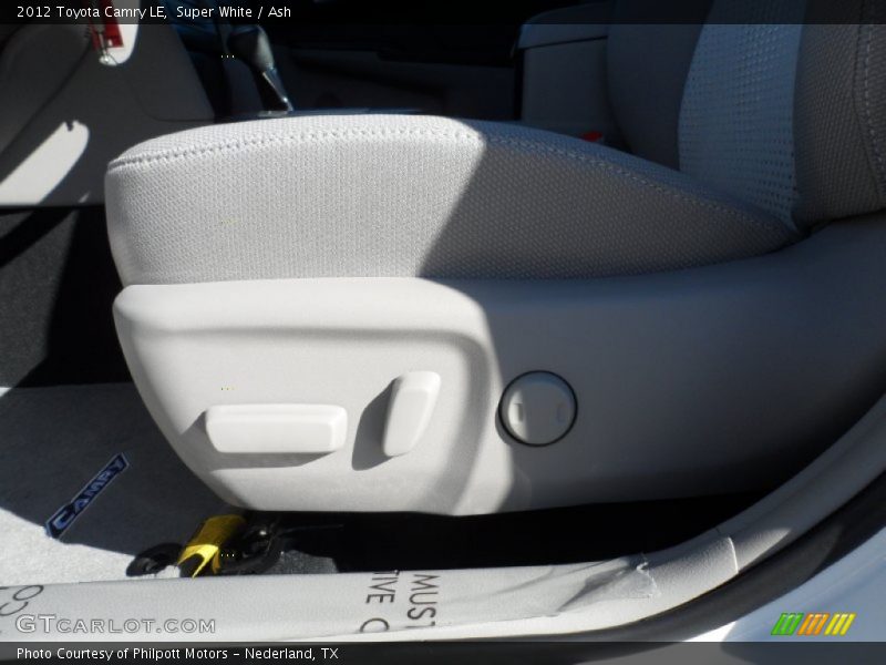 Super White / Ash 2012 Toyota Camry LE