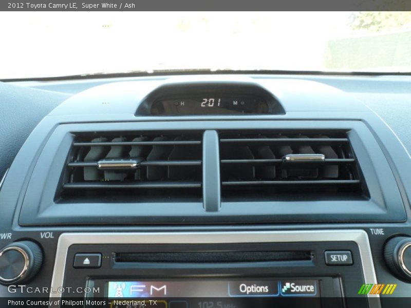 Super White / Ash 2012 Toyota Camry LE