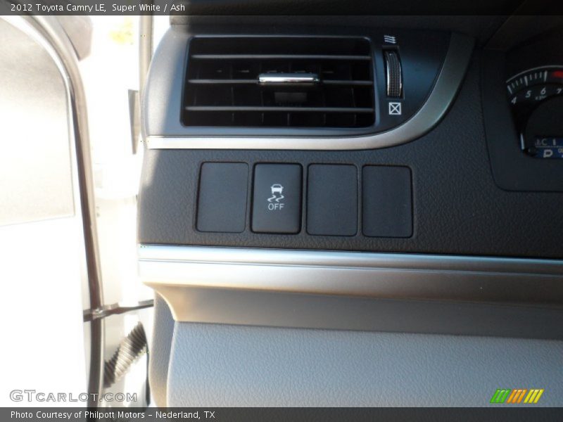 Super White / Ash 2012 Toyota Camry LE