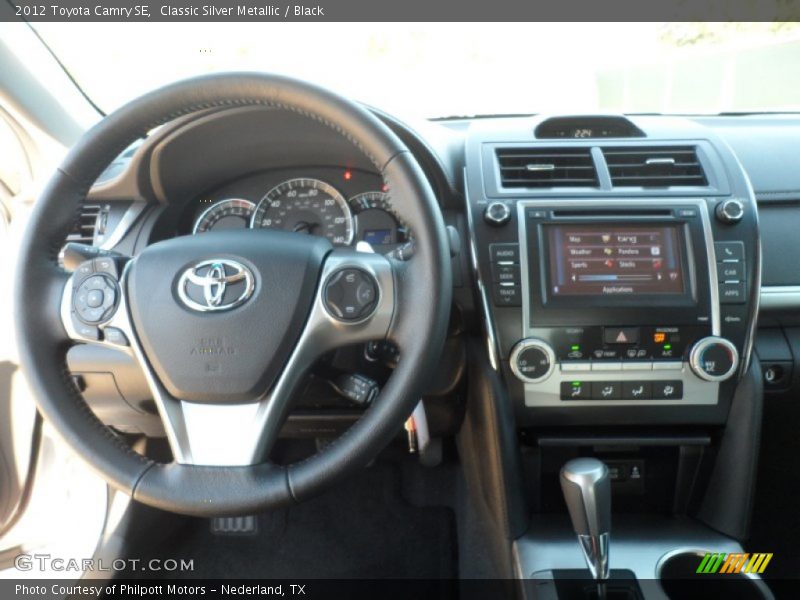 Classic Silver Metallic / Black 2012 Toyota Camry SE
