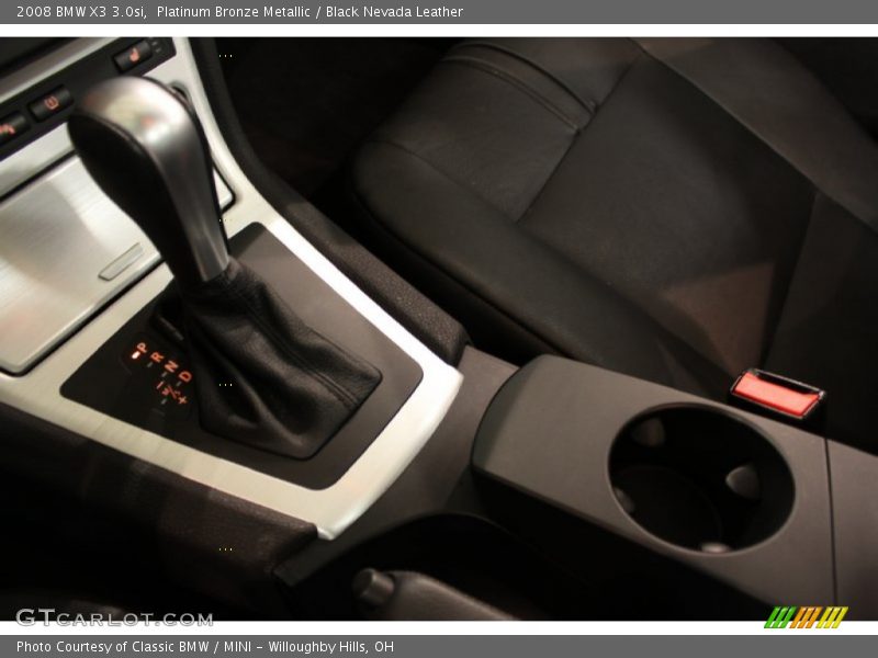 Platinum Bronze Metallic / Black Nevada Leather 2008 BMW X3 3.0si