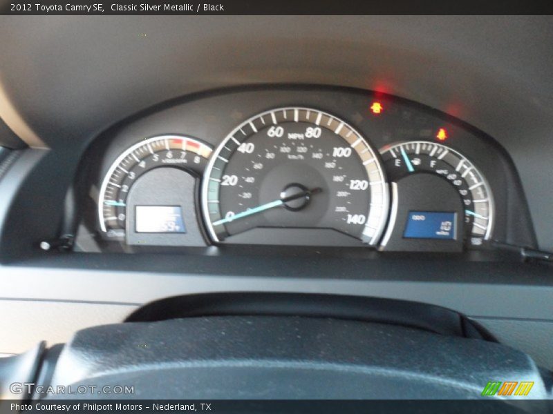 Classic Silver Metallic / Black 2012 Toyota Camry SE