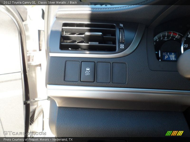 Classic Silver Metallic / Black 2012 Toyota Camry SE