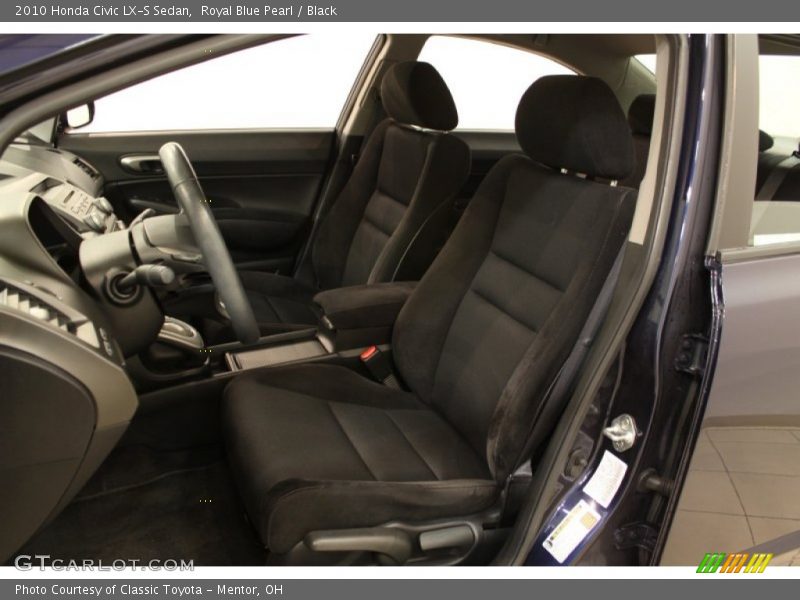  2010 Civic LX-S Sedan Black Interior