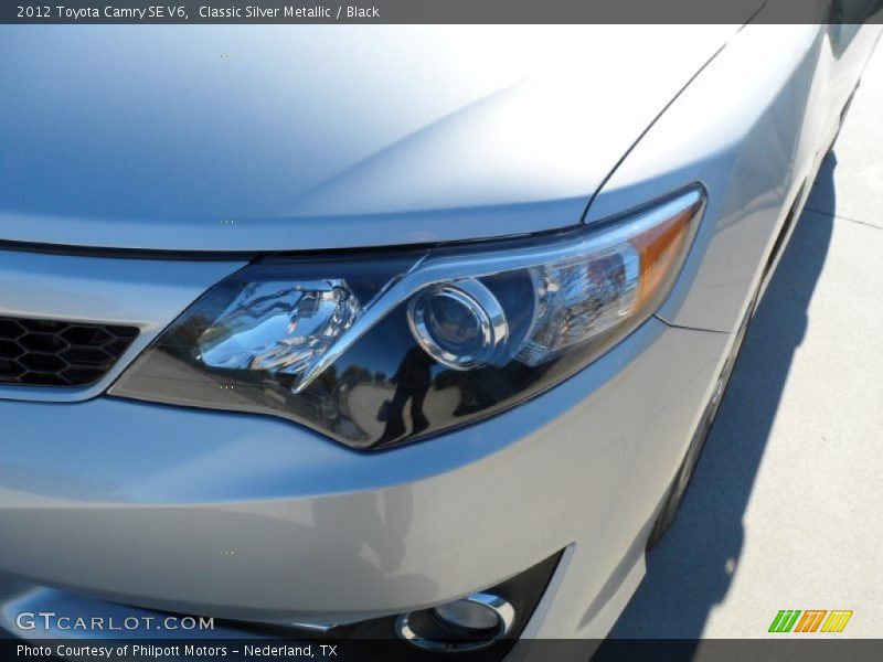 Classic Silver Metallic / Black 2012 Toyota Camry SE V6