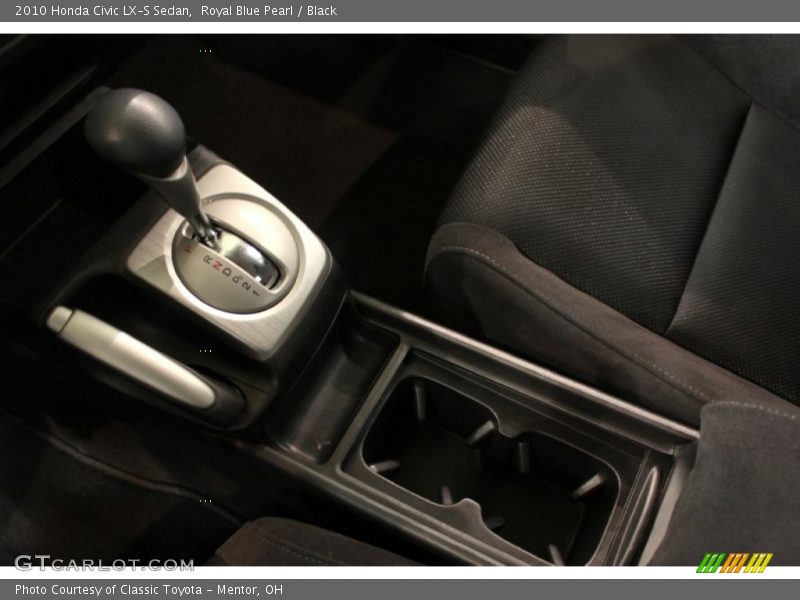 Royal Blue Pearl / Black 2010 Honda Civic LX-S Sedan