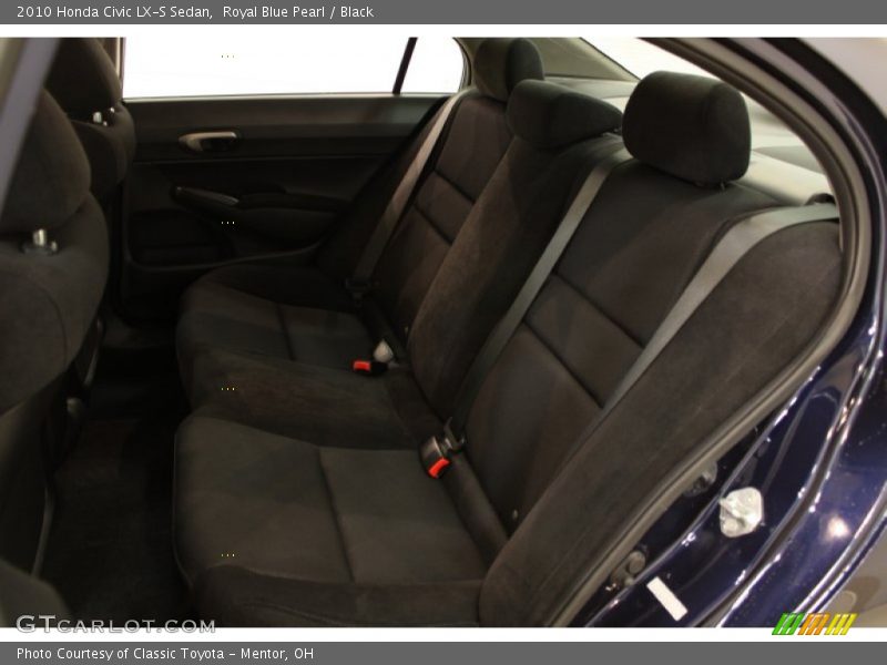 Royal Blue Pearl / Black 2010 Honda Civic LX-S Sedan
