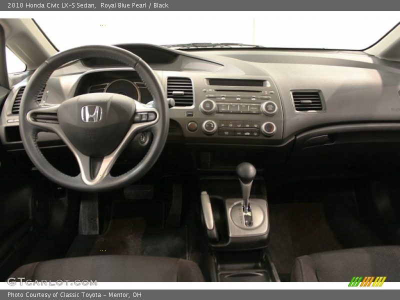 Royal Blue Pearl / Black 2010 Honda Civic LX-S Sedan