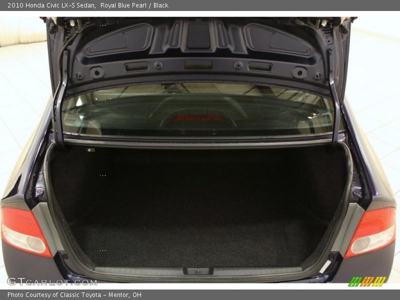 Royal Blue Pearl / Black 2010 Honda Civic LX-S Sedan