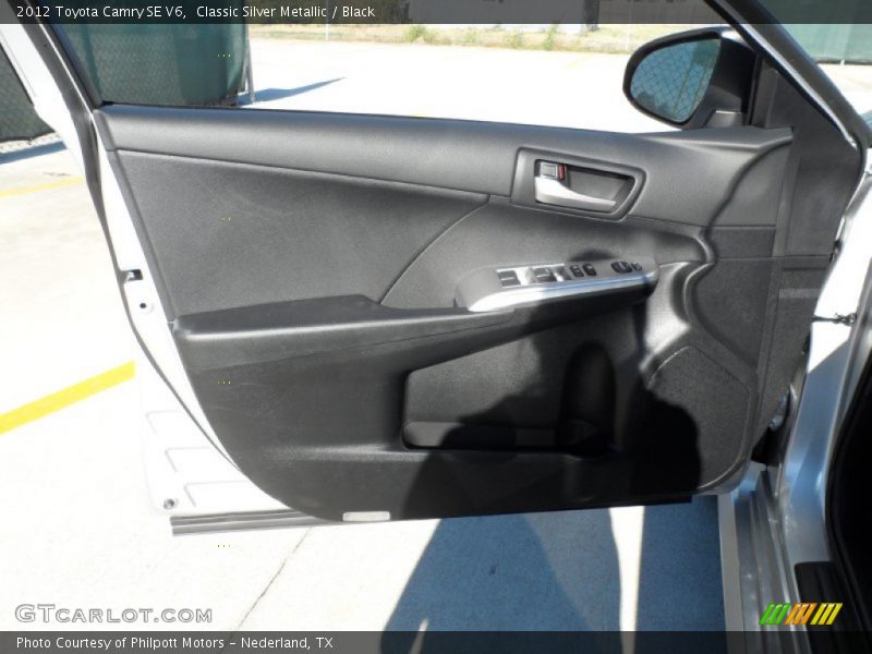 Classic Silver Metallic / Black 2012 Toyota Camry SE V6