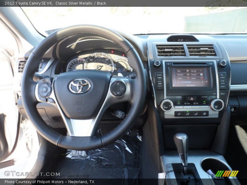 Classic Silver Metallic / Black 2012 Toyota Camry SE V6