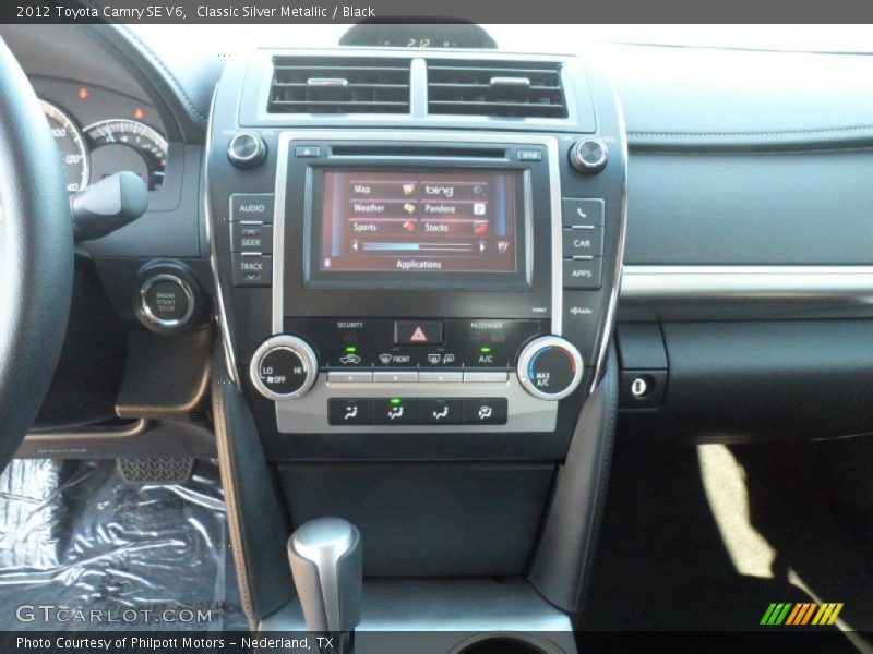 Classic Silver Metallic / Black 2012 Toyota Camry SE V6
