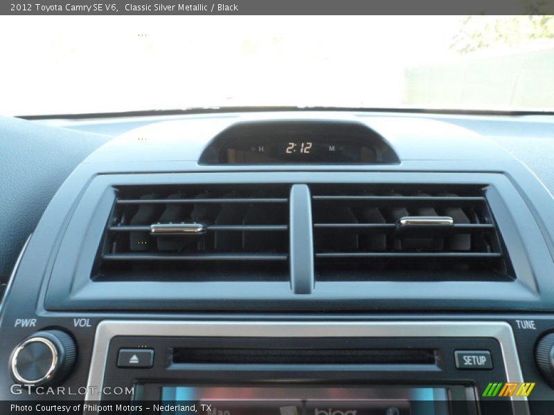 Classic Silver Metallic / Black 2012 Toyota Camry SE V6