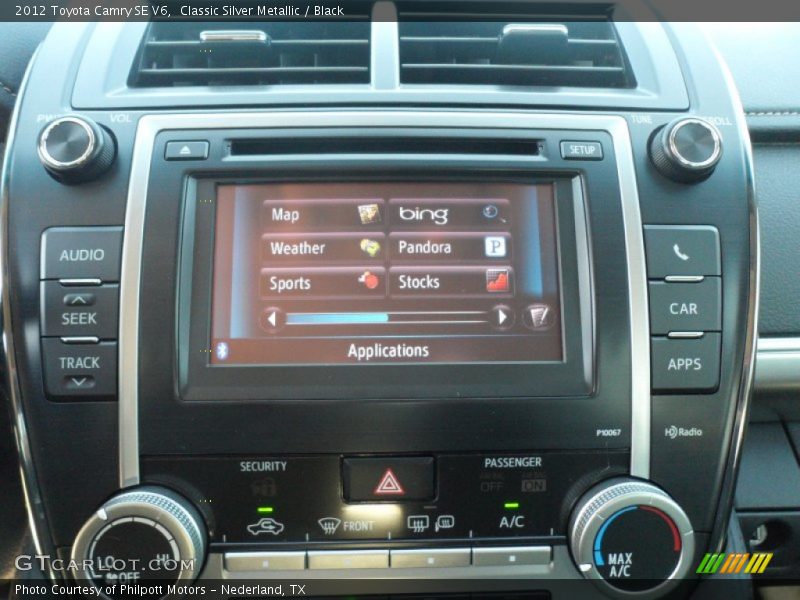 Classic Silver Metallic / Black 2012 Toyota Camry SE V6