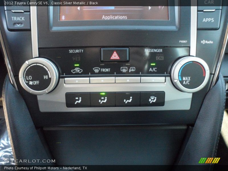 Classic Silver Metallic / Black 2012 Toyota Camry SE V6