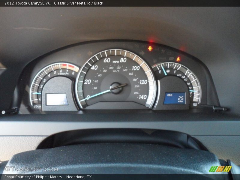 Classic Silver Metallic / Black 2012 Toyota Camry SE V6
