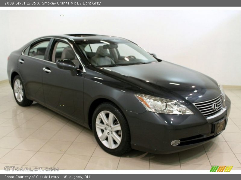 Smokey Granite Mica / Light Gray 2009 Lexus ES 350