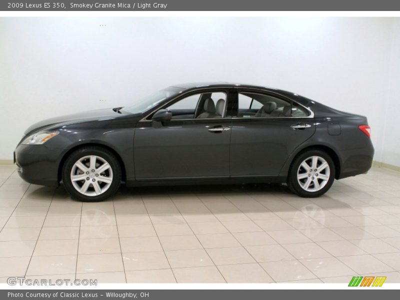 Smokey Granite Mica / Light Gray 2009 Lexus ES 350